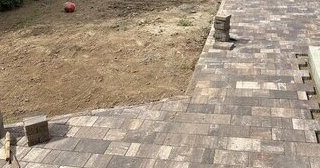 Профессиональная укладка тротуарной плитки на клей в Новокузнецке в октябре