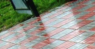 Профессиональная укладка цементной тротуарной плитки в Новокузнецке в октябре