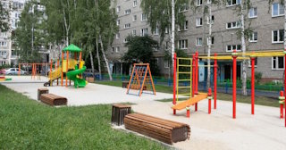 Благоустройство детской площадки во дворе от 1952 руб. в Новокузнецке