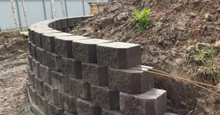 Установка подпорной стенки в Новокузнецке в октябре