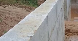 Строительство подпорной стенки из бетона в Новокузнецке в октябре